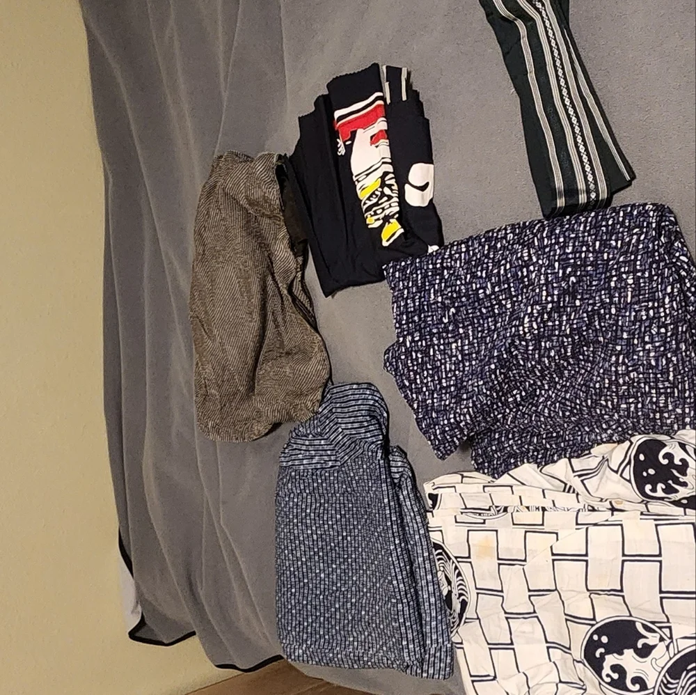 Kimono / Yukata Blue & White Original Japanese - Picture 3 of 5